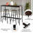 Seamus 2 - Person Four Leg Dining Set-1412892261-1412892260