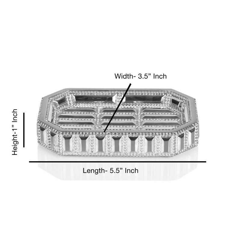 Glitz Soap Dish, Chrome