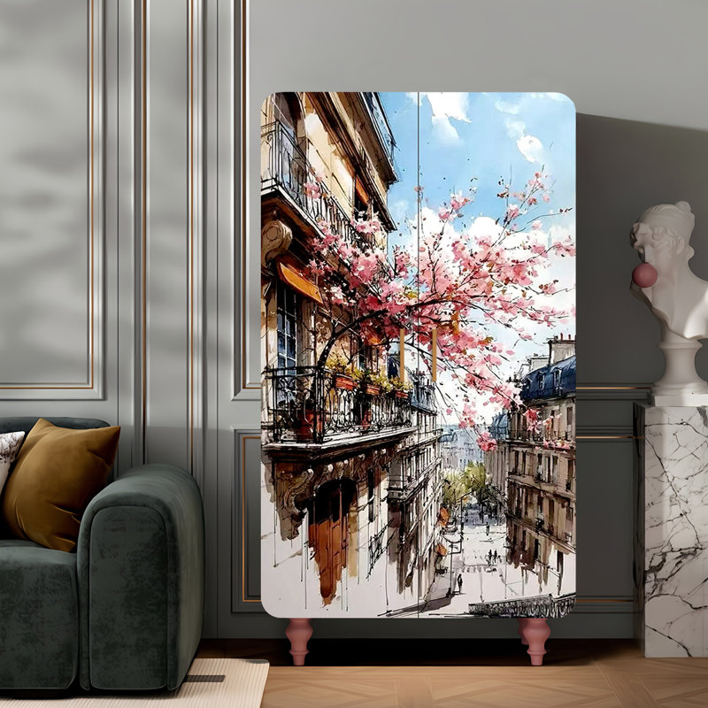 Household minimalist creative art wardrobe