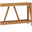 Console, table d'entrée de ferme avec tablette à lattes de rangement, canapé rustique avec anti-basculement pour le salon, couloir-2126556452