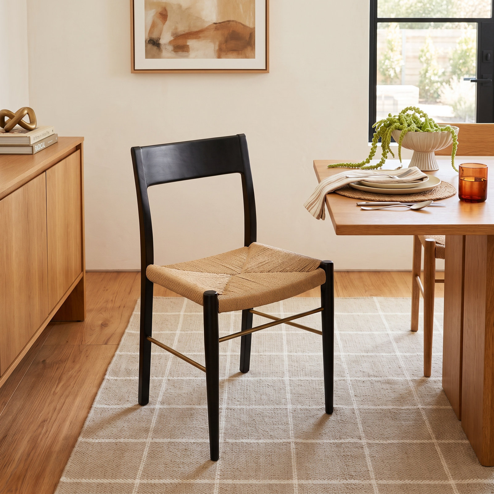 Upland Dining Chair, Black