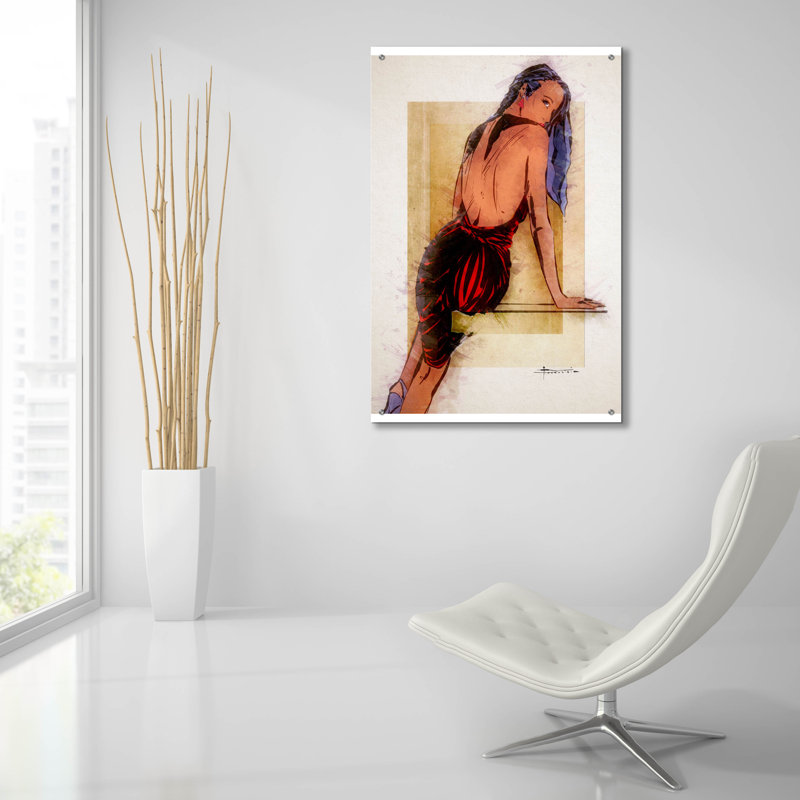 «The Look» par TM Borenstein, H 36 po x l 24 po