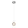 Zerkle 1-Light Chrome Single Pendant With A Clear Bubble Crystal Shade