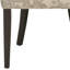 Chaise d'appoint rembourrée en coton