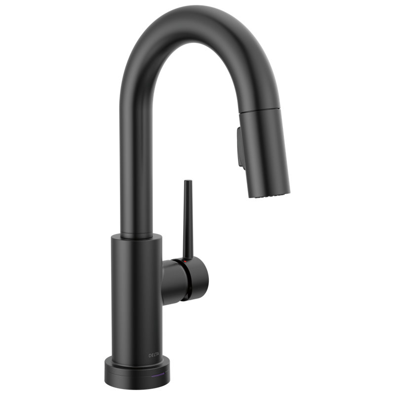 Trinsic Touch2O Bar / Prep Faucet with Touchless Technology, Matte Black
