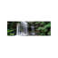 Waterfall in a Forest, Russell Falls, Mt Field National Park, Tasmania, Australia 1 Piece Panoramic Wall Art on Canvas-1269917885