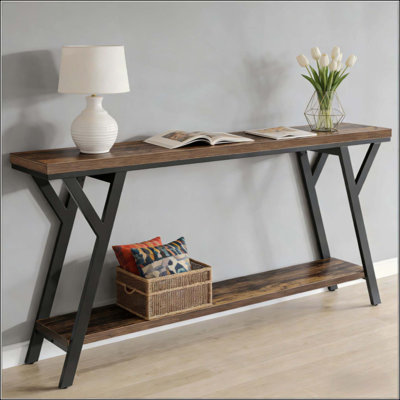 Couch Table,2-Tier Console Table,Sofa Table Couch