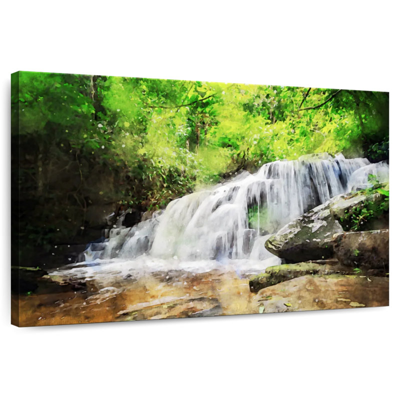 Alvord Realistic Waterfall, 30" H x 45" W