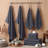 10-Piece Gray Cotton Kitchen Towels Set, Waffle Weave Dish Cloths 2 Sizes, 100% Ring Spun Cotton-1188097393