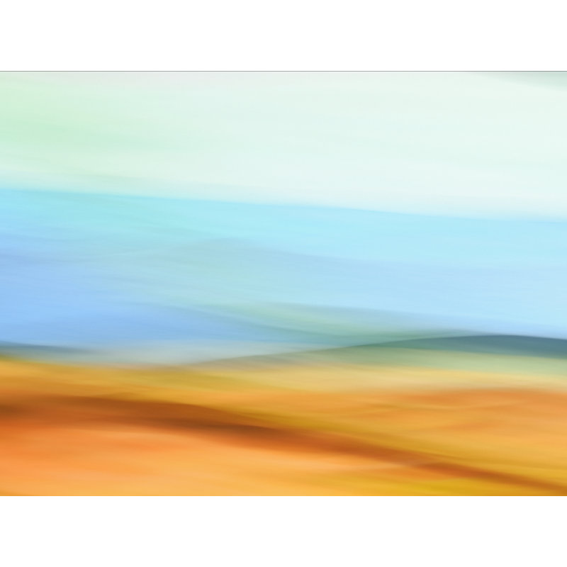 Moved Landscape by Rica Belna - Painting, 25.2" H x 31.2" W, 24" H x 32" W, Wrapped Canvas