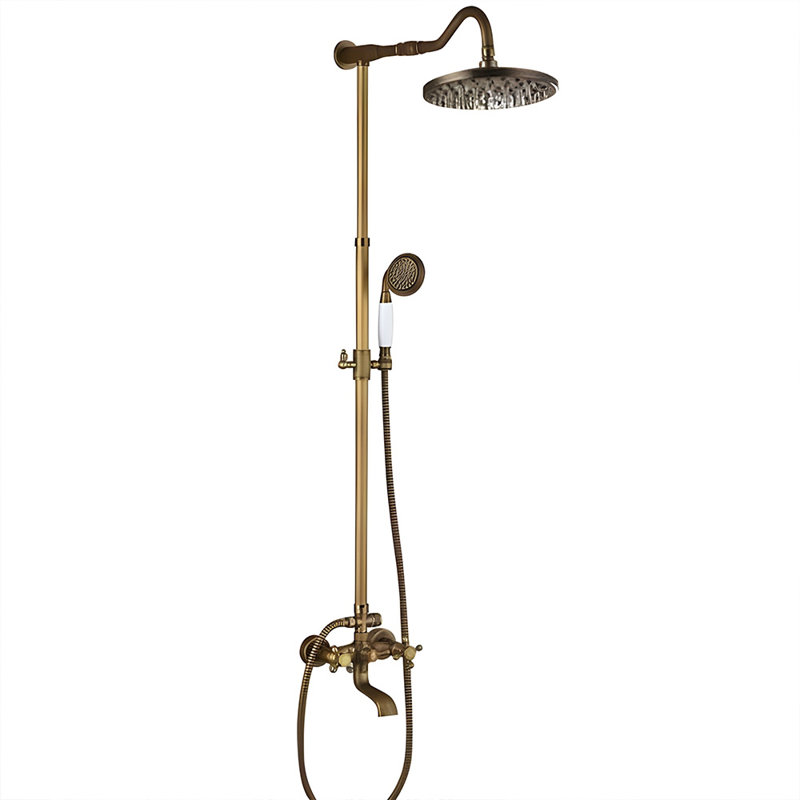 Ensemble de douche Milan en laiton antique avec design élégant