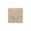 Teak Slice Pedestal, Square, Oat Finish, SM