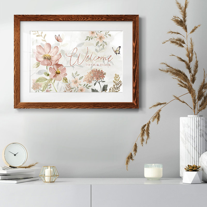 Summers Welcome, reproduction d'art encadrée, Érable, H 18 po x l 26 po x P 1,5 po