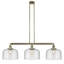 Bell - Luminaire suspendu pour îlot de cuisine 3 lumières 42 " -405664773-530048641-530048643