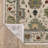 Caia Vintage Oriental Ivory/ Multi Area Rug-1587533688