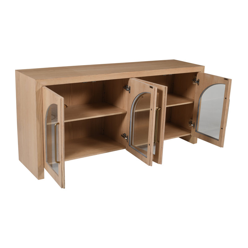 Armoire de rangement Coady, Brun, H 32 po x l 60 po x P 18 po