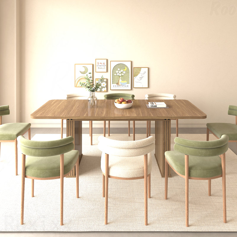 Table de salle à manger moderne pour 6 à 10 personnes