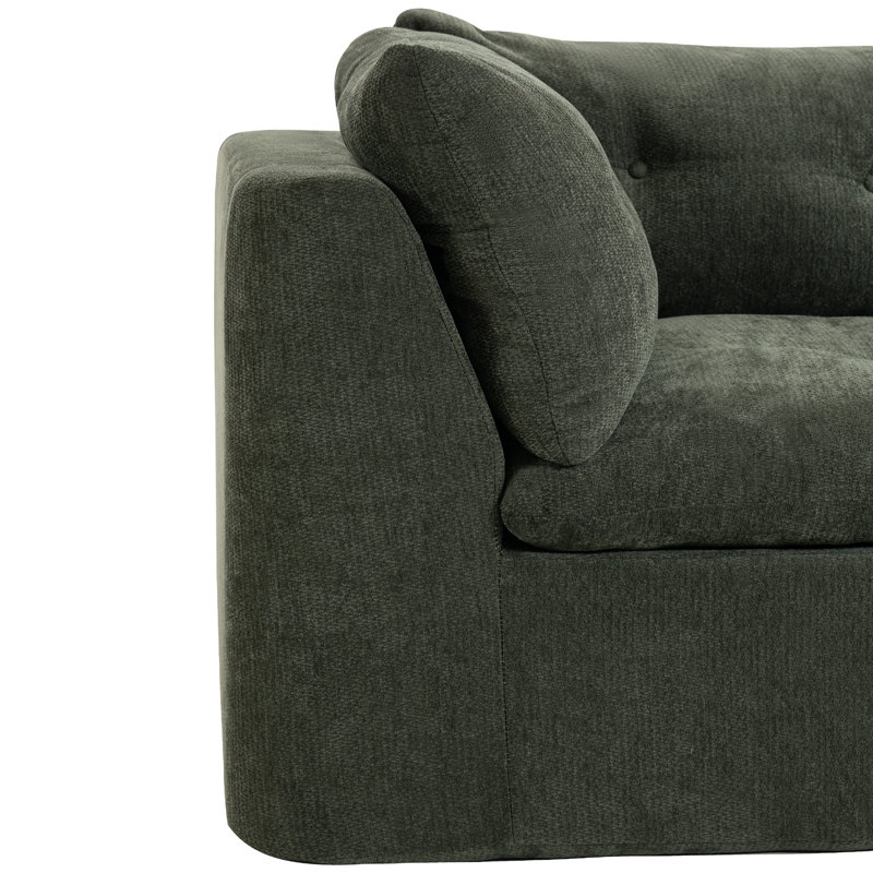 Canapé modulaire Modern Cloud, Vert