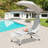 Chevonne Outdoor Metal Chaise Lounge , Cushion Included-2109137817