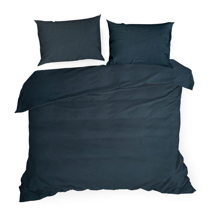 Striped Duvet Cover with Pillowcases