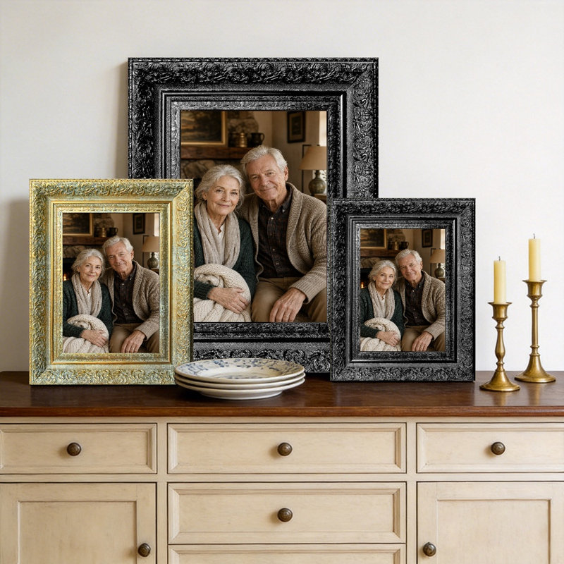 Cadre photo 11 "x 14" noir 1pc pour bureau