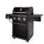 Barbecue au gaz à 3 brûleurs 45 000 BTU Coleman Revolution, brûleur latéral, 650 pieds carrés Po Surface de cuisson totale