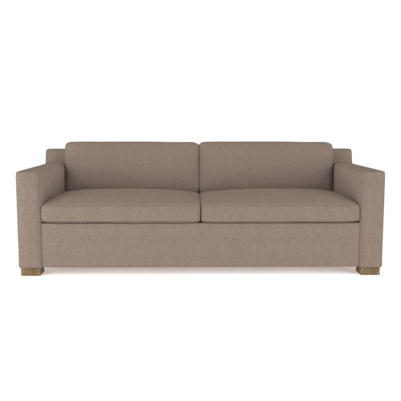 Causeuse Mercer, Ponce de lin Box Weave, H 33,5 po x l 72 po x P 39 po, Patiné