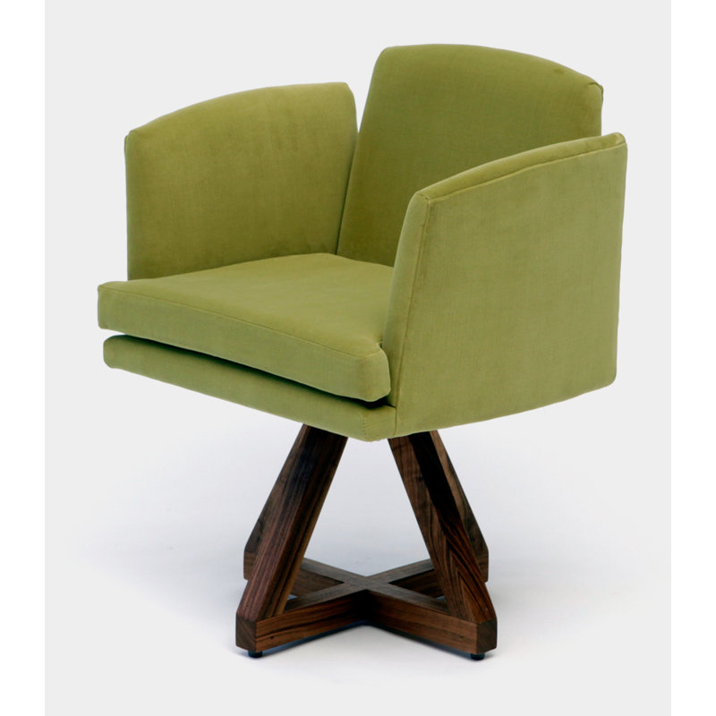 Allison Upholstered Arm Chair, Taupe