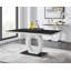 Scottsmoor Modern High Gloss & Glass Dining Table with 6 Luxury Faux Leather Chairs-5611640