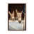 Classic Brown Wood Floater Framed