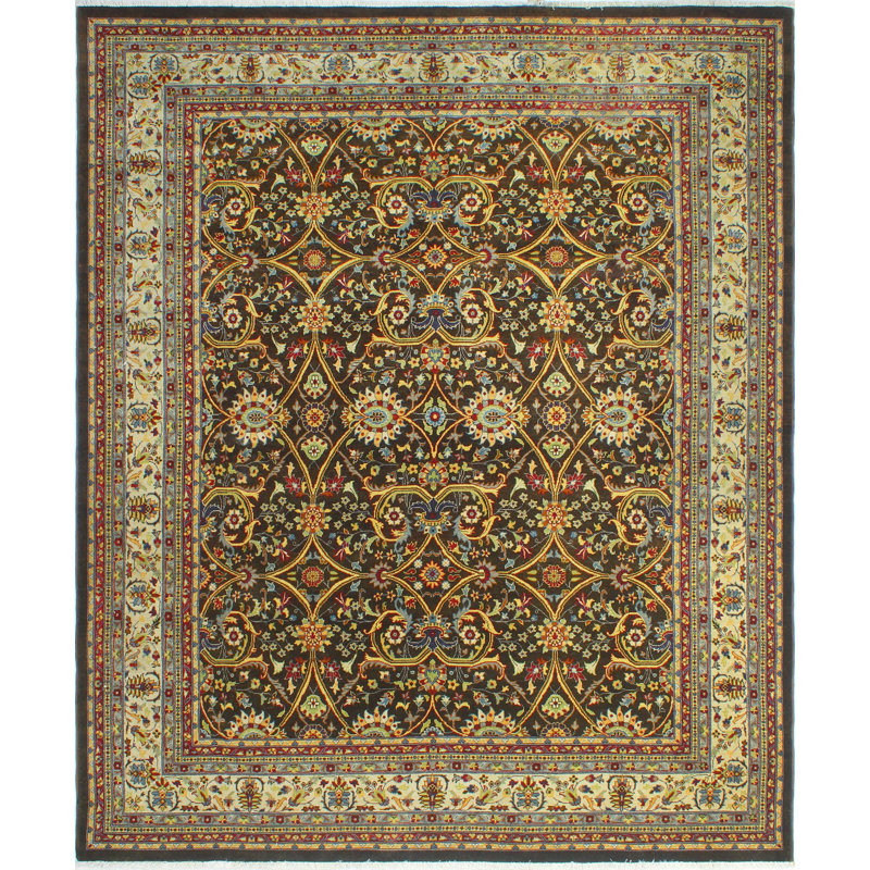 Fine Chobi Zero Dek. Brown Rug