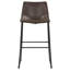 Ensemble de 2 tabourets de bar modernes de style industriel, de style rustique et rétro pour les salles à manger et les salles de jeux.