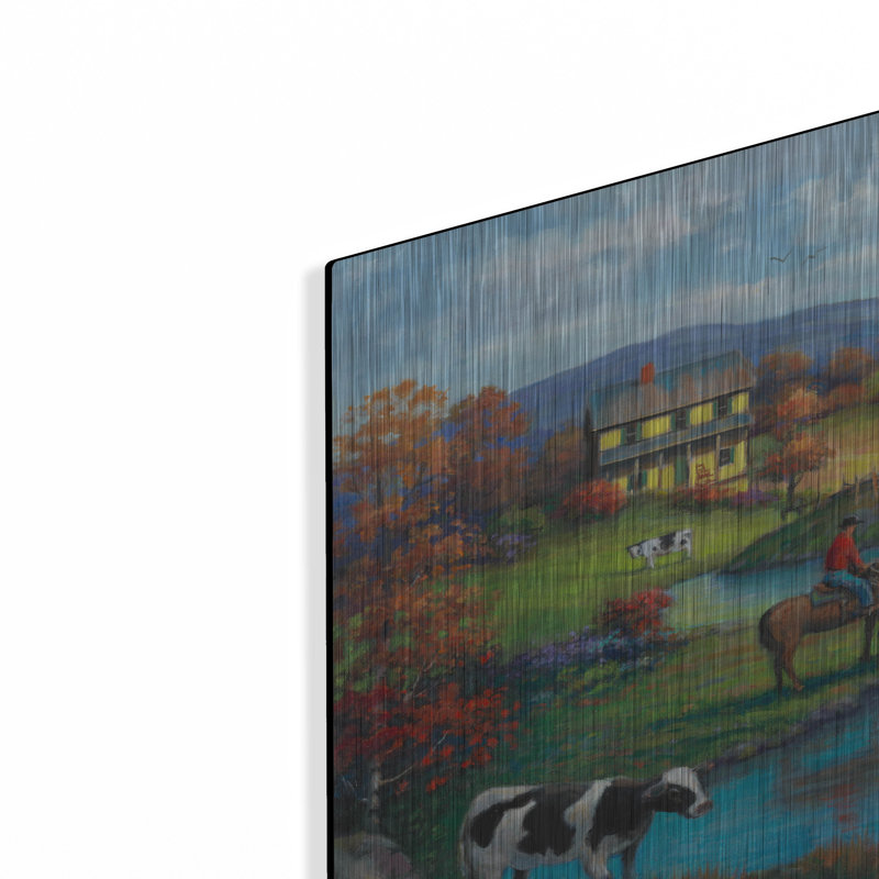 «Brown Barn Farm» par John Zaccheo, H 16 po x l 24 po