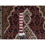 Tapis noué à la main 2 pi 10 po x 5 pi 1 po en laine carmin Tebraz Mahi rouge avec motif de poissons