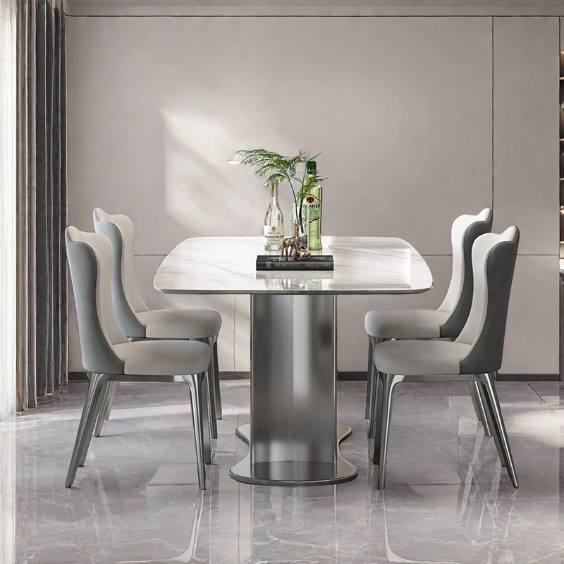 Ensembles de table de salle à manger exquis Microlite, H 29,5 po x L 63 po x l 35,4 po