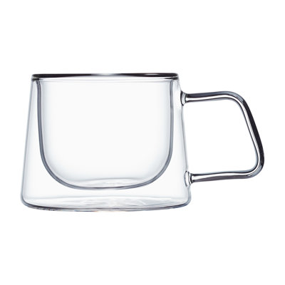Grande tasse à café à double paroi espresso Barista, ensemble de 4 pièces de 110 ml, thé, café au lait, verres à boisson