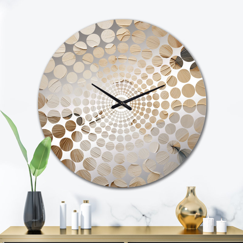Uzziel - Horloge murale fleurs, Très grand