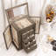 Wood Jewellery Box + Mirrored