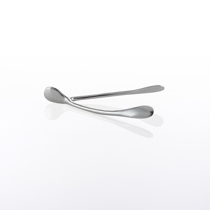 Sculpture wishbone, Argent, H 2,5 po x l 6,25 po x P 12,75 po