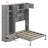 Murphy Bed With Top Cabinet-406831068