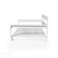 Lit de jour de balançoire de véranda en bois de patio, structure en bois d'acacia durable avec 4 cordes de suspension pour la détente en plein air-1042811249