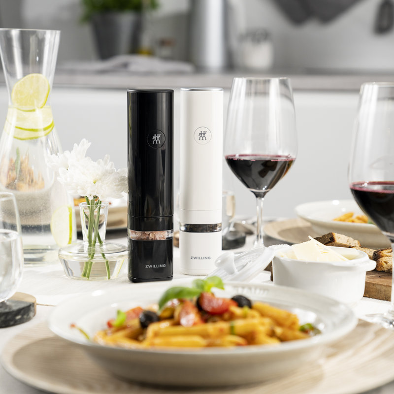 ZWILLING Enfinigy Electric Salt/Pepper Mill, Black Matte