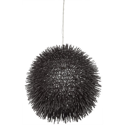 Luminaire suspendu sphérique unique à 1 lumière Urchin