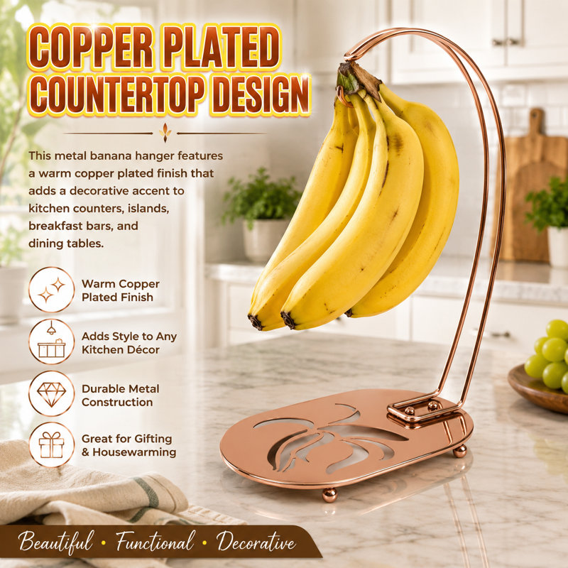 Winston Porter Vicksburg Iron Banana Hanger