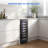 Eorice 12" 21-Bottle Slim Built-In or Freestanding Under Counter Wine Refrigerator, Curved Handle