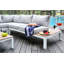 Ensemble de conversation modulaire 2 pièces avec coussins Nailwell