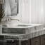Occasion Wall-Mount Bathroom Sink Faucet Lever Handle Trim-1873909719