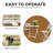 3-Piece Folding Acacia Wood Patio Bistro Set