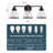 Vanity Light for Bathroom/Hallways/ Dressing Room Clear Glass Shade-469246456-453774577