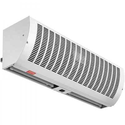 Rideau d'air commercial d'intérieur super puissance 2 vitesses 1650CFM, rideaux d'air mural pour portes, ventilateur de porte intérieur avec interrupteur de fin de course robuste, installation facile 110V non chauffée